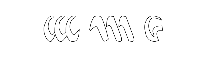 Voynich Hollow  Free Fonts Download